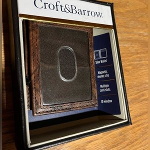 Croft & Barrow Mens Wallet Magnetic Money Clip